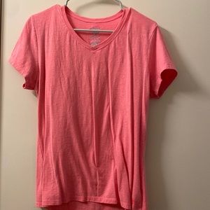 Pink workout tee